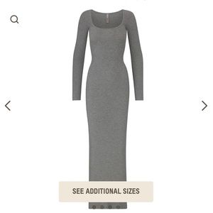 SKiMS SOFT LOUNGE LONG SLEEVE DRESS ( sold out at Nordstrom)